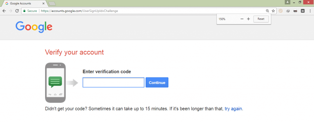 Please enter your verification code. Enter verification code Google.